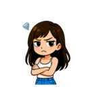 私の率直な彼女（テキストなしバージョン）（個別スタンプ：32）
