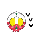 【動く♪】030まばたきガイコツスタンプ（個別スタンプ：16）