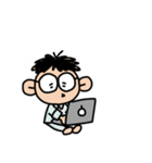 こなたんのお仕事スタンプ simpleに！（個別スタンプ：5）