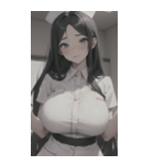 看護女子写真（個別スタンプ：3）