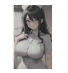 看護女子写真（個別スタンプ：8）