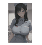 看護女子写真（個別スタンプ：12）