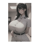 看護女子写真（個別スタンプ：18）