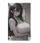 看護女子写真（個別スタンプ：36）