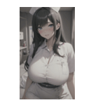 看護女子写真（個別スタンプ：37）