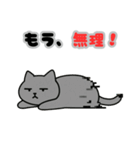 フリーズねこ（個別スタンプ：18）