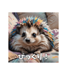 毎日使える♪はりねずみの表情スタンプ（個別スタンプ：19）