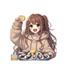 痛風と彼女（個別スタンプ：1）