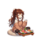 痛風と彼女（個別スタンプ：7）