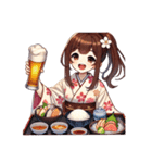 痛風と彼女（個別スタンプ：8）