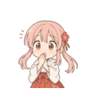 もじもじ巫女こよりちゃん♪（個別スタンプ：11）