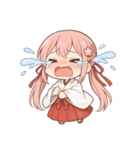 もじもじ巫女こよりちゃん♪（個別スタンプ：16）