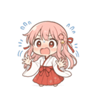 もじもじ巫女こよりちゃん♪（個別スタンプ：21）