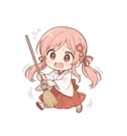 もじもじ巫女こよりちゃん♪（個別スタンプ：30）