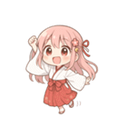 もじもじ巫女こよりちゃん♪（個別スタンプ：32）