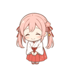 もじもじ巫女こよりちゃん♪（個別スタンプ：35）