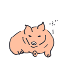 太った豚スタンプ（個別スタンプ：1）