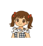 ツインテ☆ユリア 英語（個別スタンプ：4）