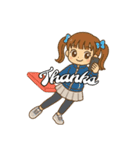 ツインテ☆ユリア 英語（個別スタンプ：7）