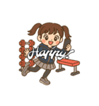 ツインテ☆ユリア 英語（個別スタンプ：16）
