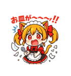 にゃんこメイドの毎日スタンプ♪（個別スタンプ：6）