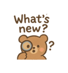 やさしいくまのごあいさつ（個別スタンプ：9）