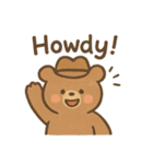 やさしいくまのごあいさつ（個別スタンプ：10）