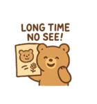 やさしいくまのごあいさつ（個別スタンプ：14）