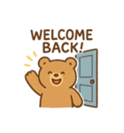 やさしいくまのごあいさつ（個別スタンプ：16）
