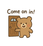 やさしいくまのごあいさつ（個別スタンプ：20）