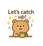 やさしいくまのごあいさつ（個別スタンプ：23）