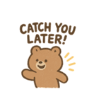 やさしいくまのごあいさつ（個別スタンプ：26）