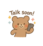 やさしいくまのごあいさつ（個別スタンプ：29）