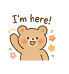 やさしいくまのごあいさつ（個別スタンプ：33）