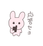 応答セヨ！うさぴこ（個別スタンプ：1）