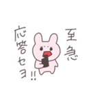 応答セヨ！うさぴこ（個別スタンプ：19）