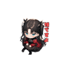 ブラック・モード・ガール（個別スタンプ：25）