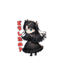 ブラック・モード・ガール（個別スタンプ：29）