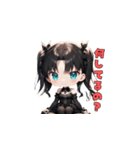 ブラック・モード・ガール（個別スタンプ：40）