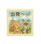 友達に会いに！ぐるぼー家④山梨〜埼玉編（個別スタンプ：12）