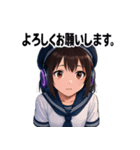 基本よく使う言葉スタンプ（個別スタンプ：4）