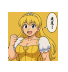 プリキン通常ドレスモードVer.1（個別スタンプ：19）