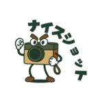 レトロなカメラが写真のことをつぶやく（個別スタンプ：10）