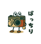 レトロなカメラが写真のことをつぶやく（個別スタンプ：14）