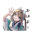 可愛い夜更かし女子たち（個別スタンプ：2）