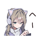可愛い夜更かし女子たち（個別スタンプ：3）
