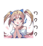可愛い夜更かし女子たち（個別スタンプ：32）