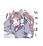 可愛い夜更かし女子たち（個別スタンプ：33）