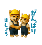 働く柴犬さん（個別スタンプ：11）