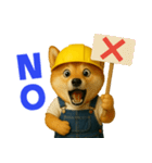 働く柴犬さん（個別スタンプ：21）